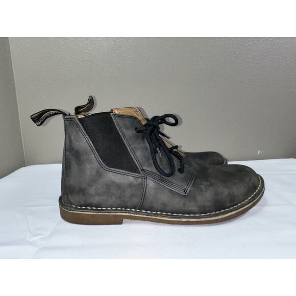 Blundstone Men’s Chukka Black Leather Casual Lace Up Elastic Ankle Boots US 11 main image 5